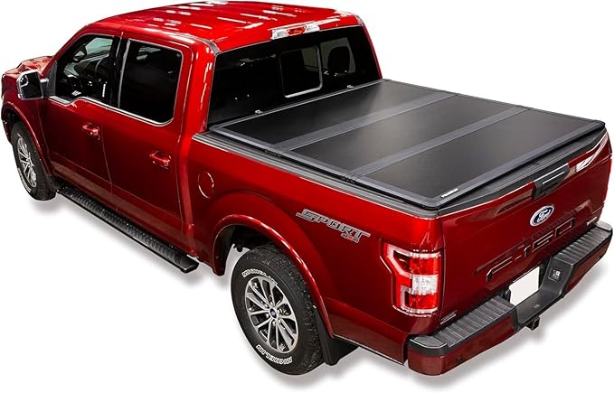 LEER FOLDITUP | Fits 2009-2018 Ram 1500 and 2019+ Ram Classic with 6.4 FT Bed w/o Rambox | Hard, Tri-Folding, Low Profile Tonneau Cover