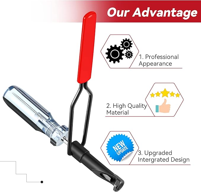 Dreyoo 12mm Valve Adjustment Tool Jam Nut, Slotted Valve Adjusting Stud, Valve Grinding Tool Compatible with Honda/Nissan Auto Vehicle Engines, Valve Lapping Guiding Removal Tool