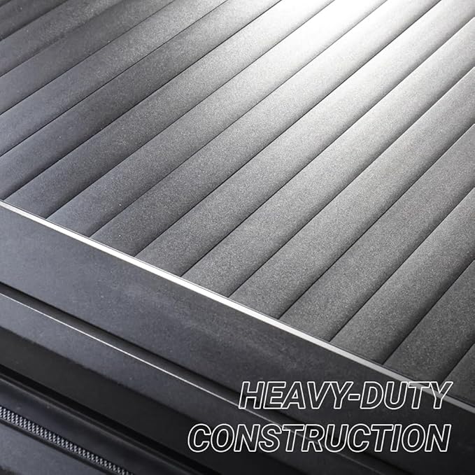 Syneticusa ER Power Retract Hard Tonneau Cover Fits 2016-2026 Tacoma 5' Bed Off Road Retractable Waterproof T-Slot Rails