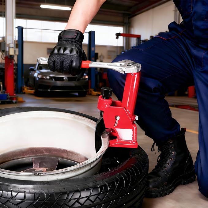 Manual Tire Bead Breaker and Tire Bead Breaker Slide Hammer and Tire Dolly for Tire Changing Tool Tire Changer Kit