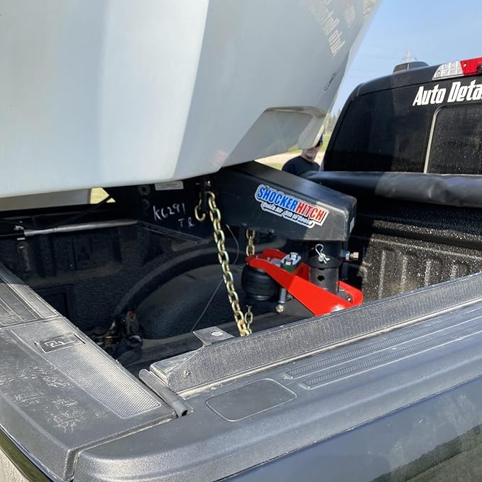 Shocker Quick Air® 5th Wheel to Gooseneck Air Hitch & Shift Lock Coupler Conversion Kit, Fits Lippert 1716 1116 0115 FabEx500 503 520 530 560-24,000 lbs GTW