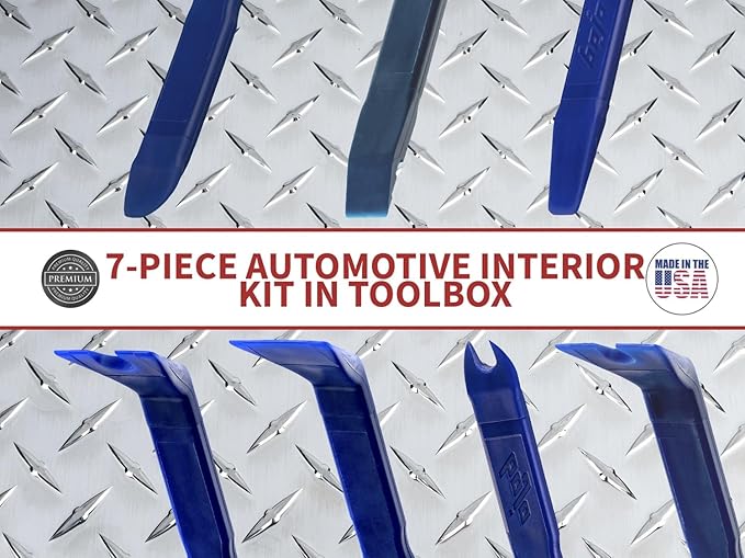 Bojo Tools - 7-Piece Automotive Interior Prying Tools Kit F1