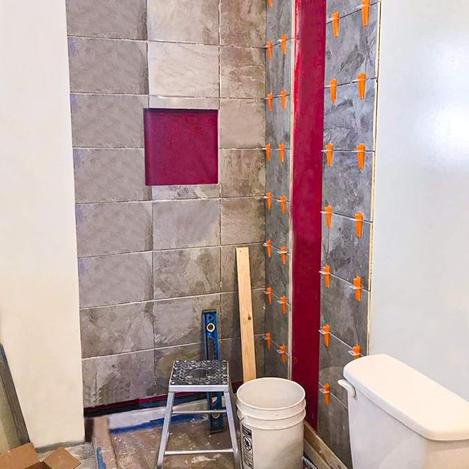 1/16 Inch Tile Leveling System Kit - 1500 Spacers & 300 Reusable Wedges with Floor Tiles Pliers - Professional Stone & Ceramic Tile Installation Tools (300+1500, 1/16)