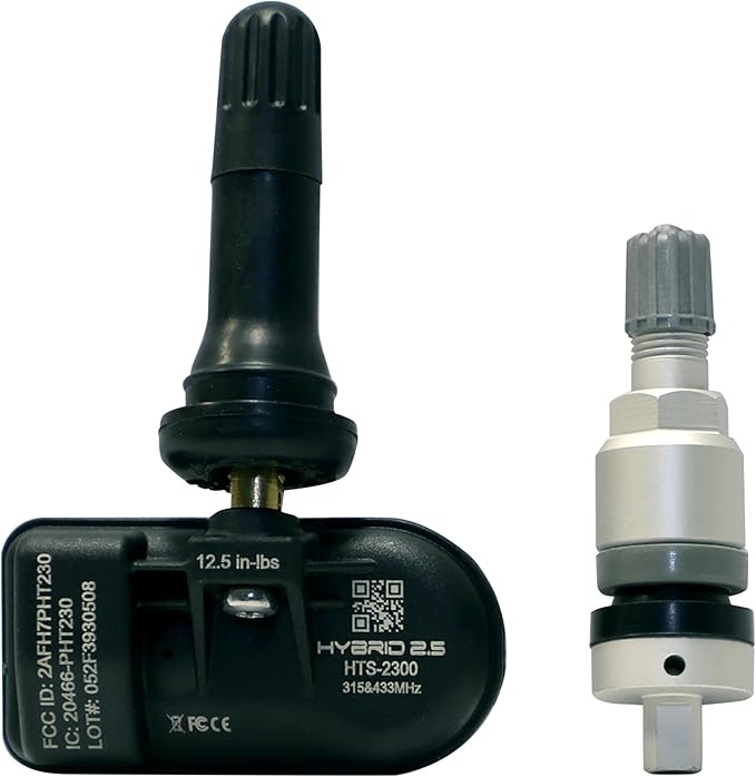 Myers Tire Supply U-Pro Hybrid 2.5 TPMS, Programmable Dual Valve, Single Solution 315/433 MHz