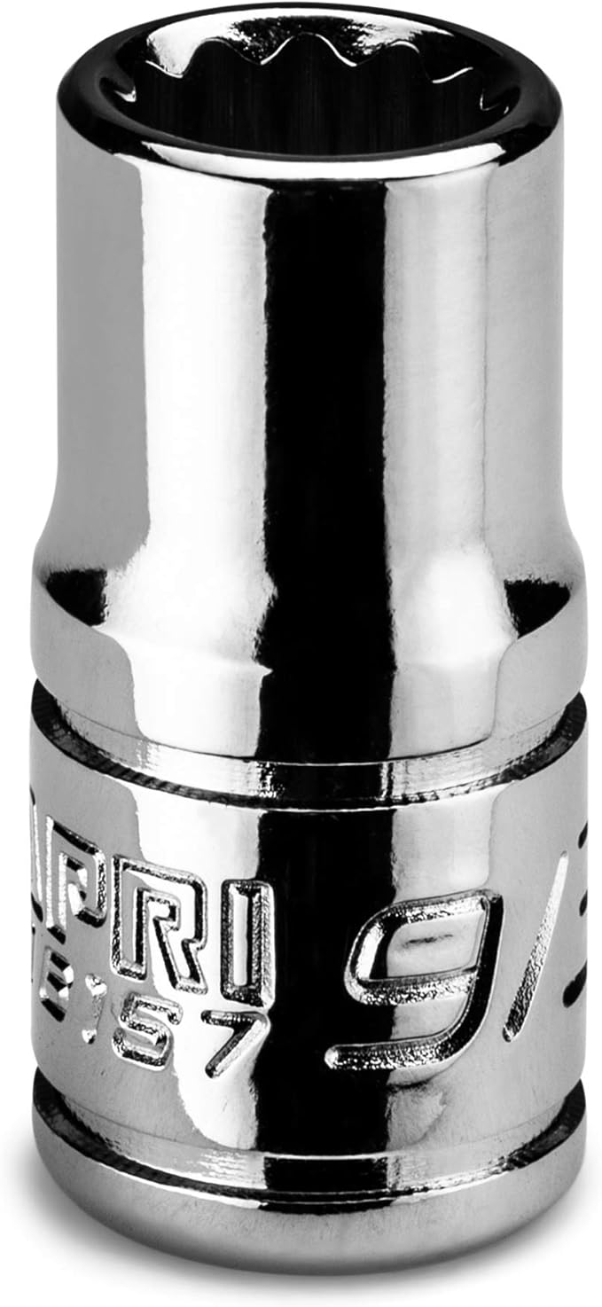 Capri Tools 9/32 in. Shallow Socket, 1/4 in. Drive, 12-point, SAE, CP16157