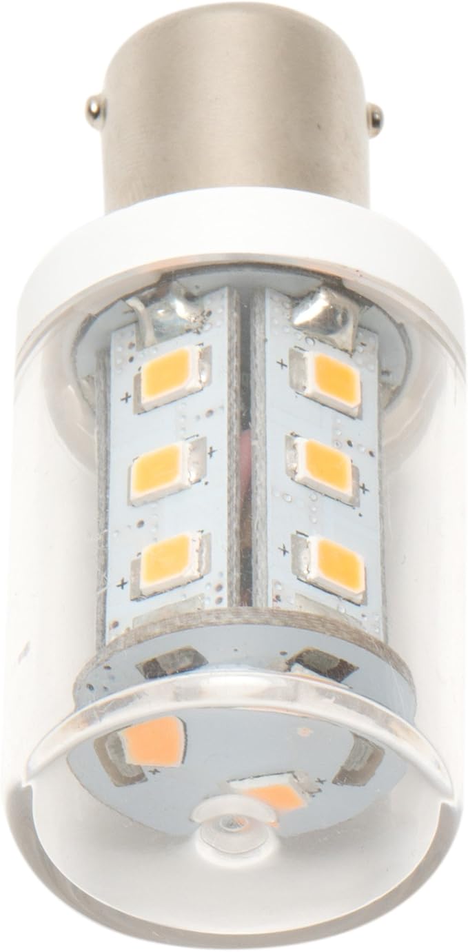 Leisure LED 18SMD 12 Volt Replacement LED Bulb, 12V 1141/1156 Interior Lighting RV Light Bulbs for Trailer Motorhome 5th Wheel, Marine Boat Dome Light Replacement (Warm White, 4-Pack)