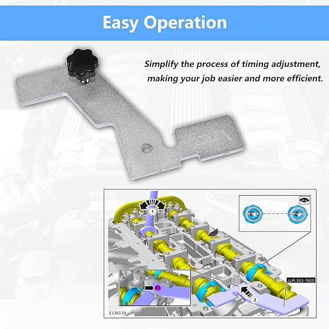 303-748, 303-1521, 303-1565 Timing Tool Kit, Compatible with Ford 2.0L 2.3L EcoBoost Engine