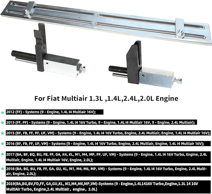 10259A/10259B Variable Valve Actuator Assembly Removal MultiAir Spring Compressor Compatible with Fiat 1.3L1.4L 16V 2.4L Multiair 2.0L Engine Replacement for Alfa Romeo Chrysler 2000034500 10324 10409