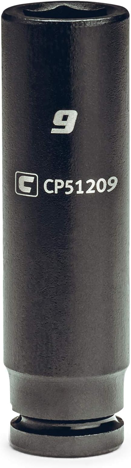 Capri Tools 9 mm Deep Impact Socket, 1/4-Inch Drive, 6-Point, Metric