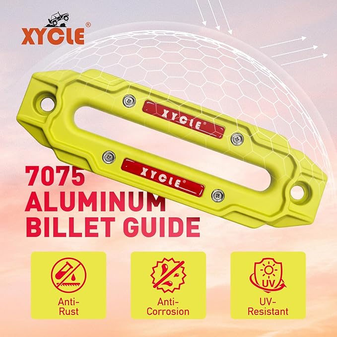 Winch Fairlead with Tow Hook,7075 Aluminum Hawse Fairlead with High Strength Alloy Steel Forged Winch Hook, 20000lb Winch Fairlead Hook (Green)