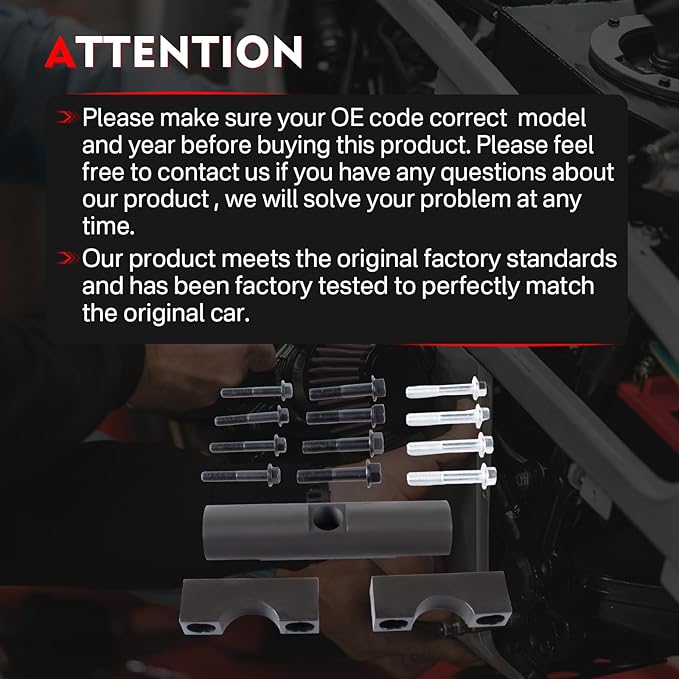 60050 Heavy-Duty Yoke Puller, Works for Class 6-8 Trucks and Equipment, Semi Truck Yoke Remover Tool Kit Heavy Duty Yoke Removal Tool Kit with 12 pcs Flange Bolt Replace 10803