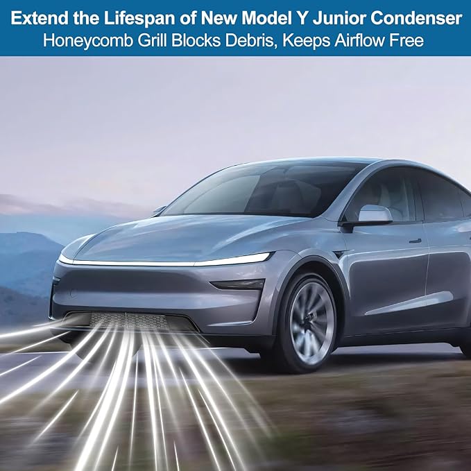 Tesla New Model Y 2025 2026 Juniper Grille Mesh Inserts Front Air Inlet Vent Grille Cover Guard Replacement for Model Y Juniper Accessories