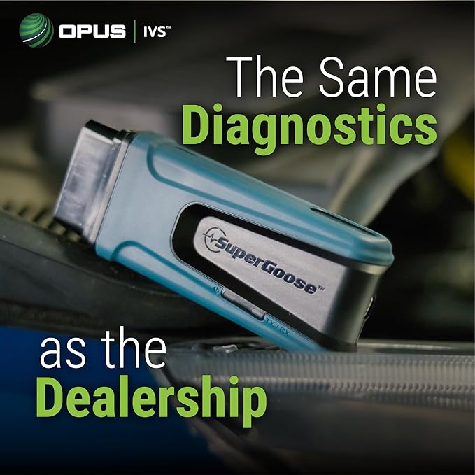 Opus IVS SuperGoose-Plus J2534 OEM Vehicle Interface Cable - OEM Reprogramming and Diagnostics for Multiple OEM Makes