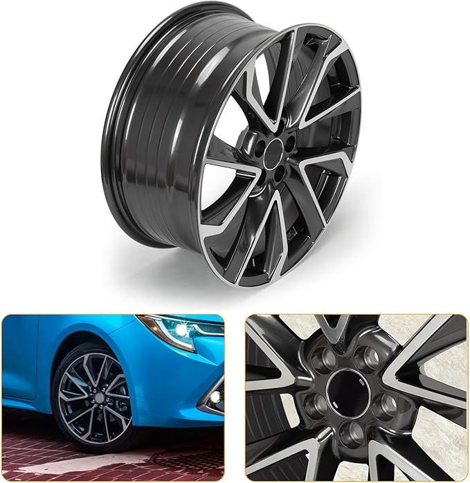 18'' x 8'' Aluminum Alloy Replacement for OE Wheel Rim Compatible with Toyota Corolla 2019-2024, 2 Sets