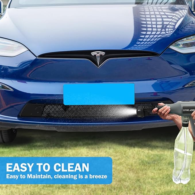 For Tesla Model X 2025 2024 Front Grill Mesh Insert, Grille Grid Inserts Air Inlet Vent Grille Cover Guard Replacement with Insect Protection Accessories for Model X 2025 2024 2023 2022