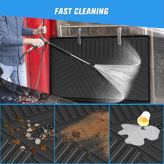 Nilight Cargo Mats for Ford Edge 2015 2016 2017 2018 2019 2020 2021 2022 2023 2024 2025 All Weather Protection Heavy Duty Cargo Liners