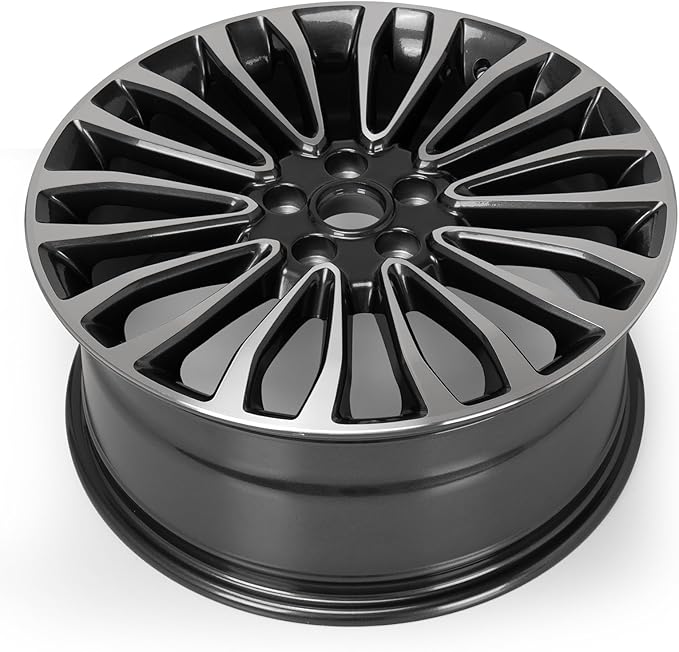 18'' x 8'' Aluminum Alloy Replacement for OE Wheel Rim Compatible with Ford Fusion 2017-2018, Gray Machined