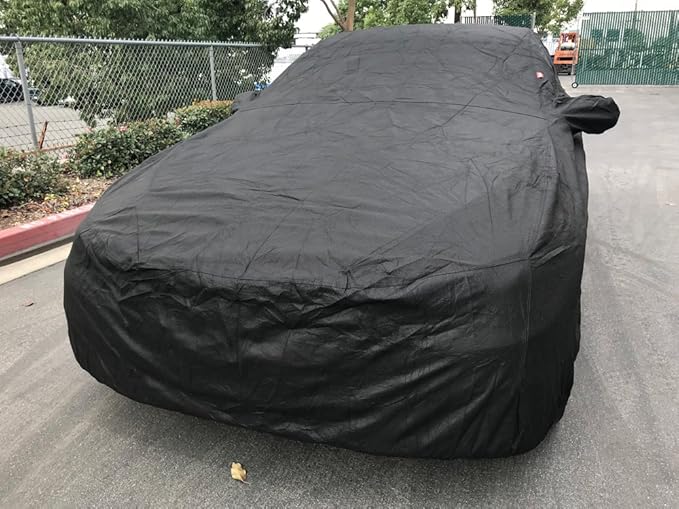 CarsCover Custom Fit 2012-2022 BMW 5 Series M5 528i 530i 530e 535i 535d 540i 550i Car Cover Heavy Duty Weatherproof Ultrashield Black Covers 528 530 535 540 550