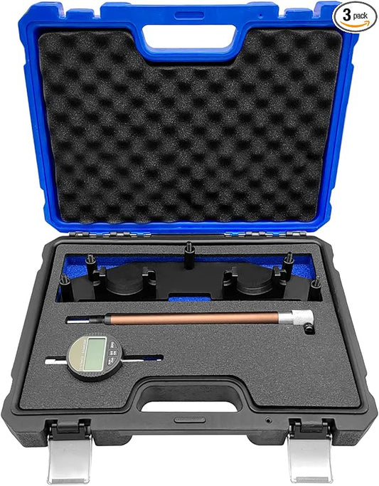 ZKTOOL Engine Camshaft Alignment Timing Tool Set Compatible with Chrysler Platinum, Jeep 2.0 GME-T4 DOHC Engine, OEM 2047500090, with TDC Indicator and High Precision Meter.