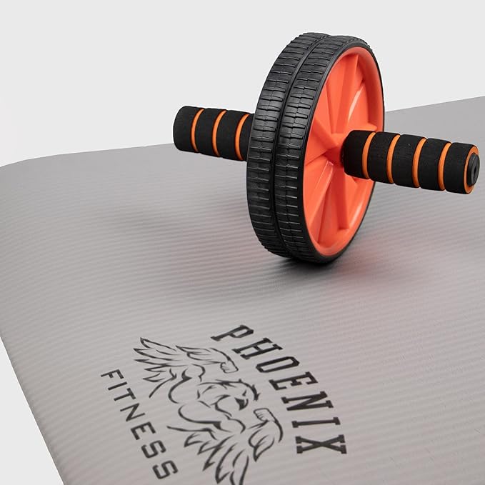 Phoenix Fitness Abs Exercise Roller Abdominal Training Wheel Strength Building Fitness Wheel