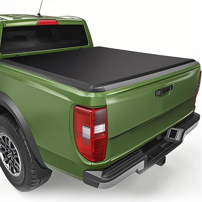Soft Roll-up Truck Bed Tonneau Cover Compatible with 2023 2022 2021 2020 2019 Ford Ranger 5 Ft (61 in) Not Fit Roll Bar Bed Vinyl