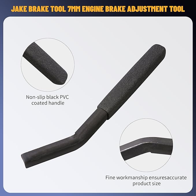 3163021 Cam Timing Tool Kit Engine Brake Adjustment Tool 7MM for All Cummins ISX QSX Engine 2007-2017.Heavy Duty Camshaft Holding Tool with 3163530 Engine Brake Adjustment Tool 3163069 Cam Gear Puller