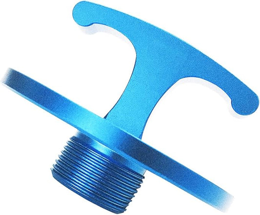 DOCA Aluminum Alloy-Oil Filter Plug Tool，Oil Filter Plug Cap Off Tool for Dodge Ram 05083285AA MO285 Turbo Diesel 5.9L 6.7L Cummins (Blue) …