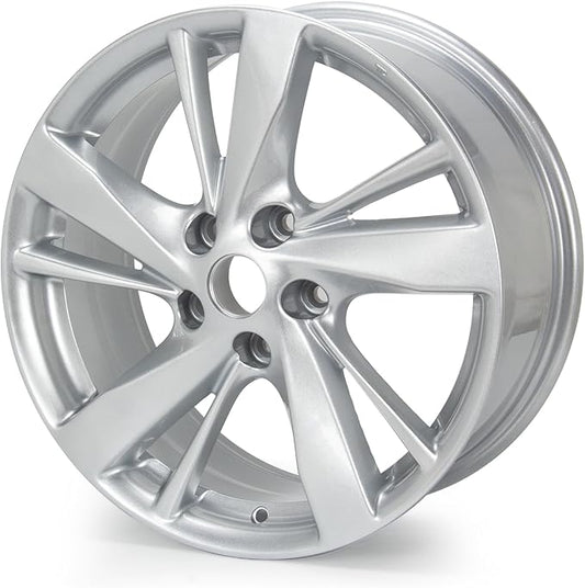 New 17''x7.5'' Aluminum Alloy Replacement for OE Wheel Rim Compatible with Nissan-Altima 2013-2016,Silver, 62593,PCD 5x114.3