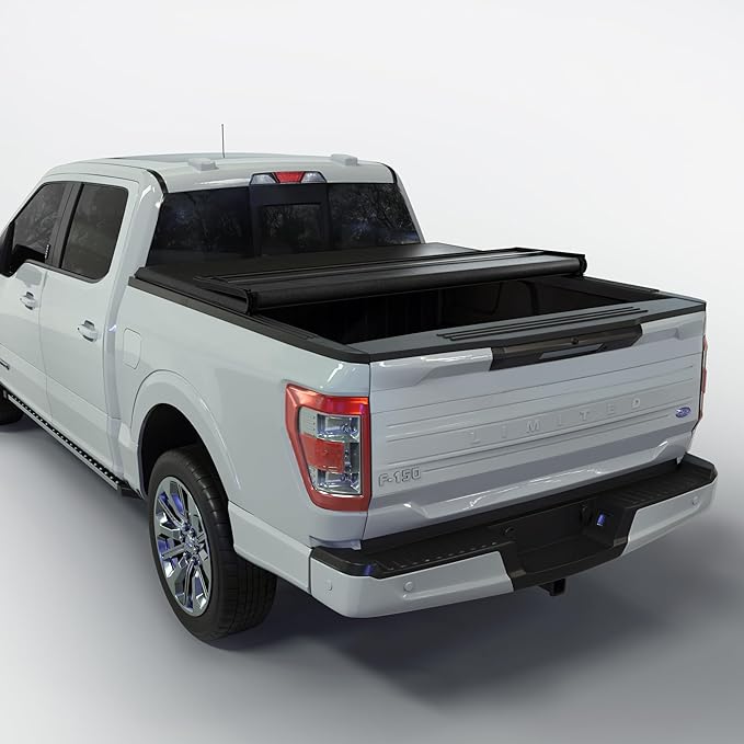 Soft Folding Truck Bed Tonneau Cover |TSTF013|Fits 2004-2014 Ford F-150 5.5' Bed (66")