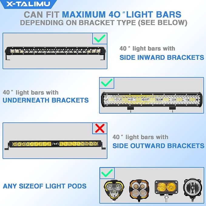 Heavy Duty Roof Rack Compatible with 2024 Toyota Tacoma (4th Gen) Double Cab 4 Doors, No Drilling Installation