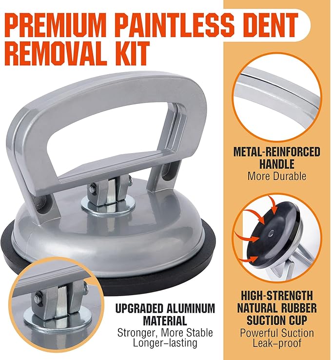 Dent Puller, Car Dent Puller Kit 7 Pack, Strong Dent Removal Tool for Car Suction, Dent Repair Kit for Cars Body, Glass, Screen, Moving Objects