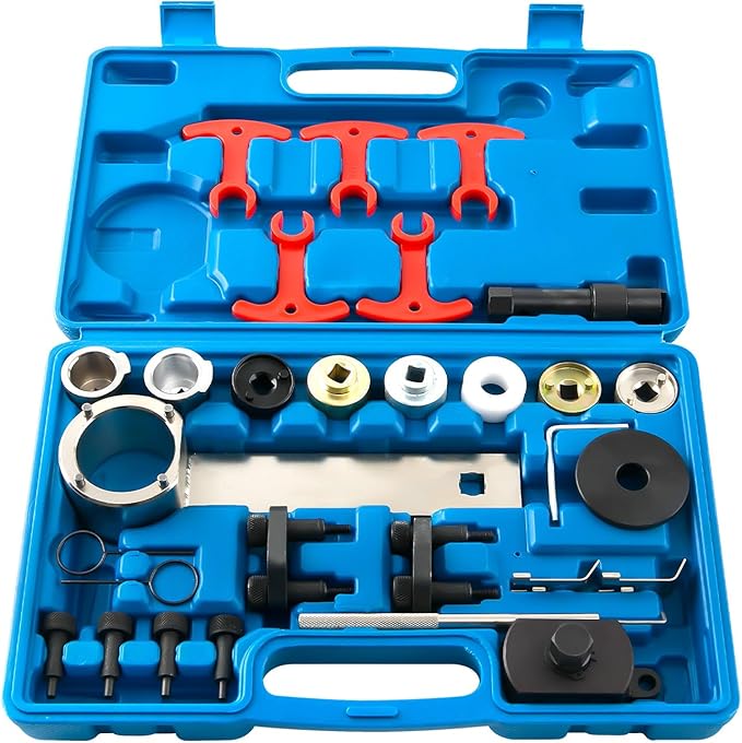 maXpeedingrods Engine Timing Tool Kit for EA888 1.8 2.0 TSi TFSi, Camshaft Crankshaft Timing Tool for VW for Audi, with Camshaft Sliding Pieces Spacer Tool, T40191 T40266 T40196 T40267 T10060, 29 Pcs