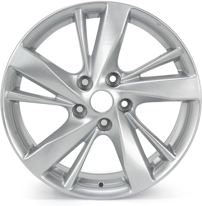 New 17''x7.5'' Aluminum Alloy Replacement for OE Wheel Rim Compatible with Nissan-Altima 2013-2016, Silver, 62593,PCD 5x114.3, 2 Sets