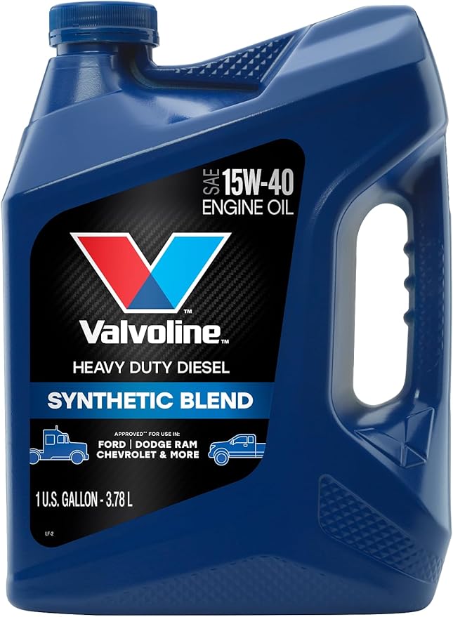 Valvoline Heavy Duty Synthetic Blend 15W-40 Diesel Engine Oil 1 GA, Case of 3