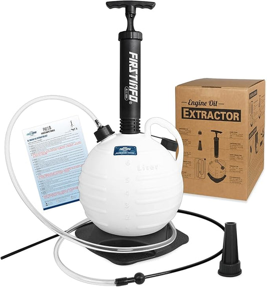 FIRSTINFO A1116H 6L Manual Oil Vacuum Extractor | 59 Inch Tube | TAIWAN