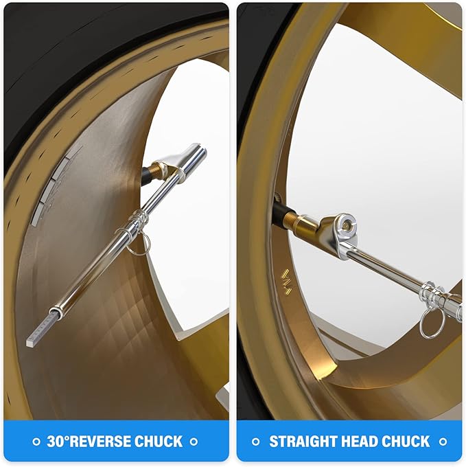 MEANLIN MEASURE Silver Double Straight Type Tire Pressure Gauge，Dual Head Air Pressure Gauge 10Pcs，Pressure Range 10-150 Psi(Suitable for Trucks, etc.