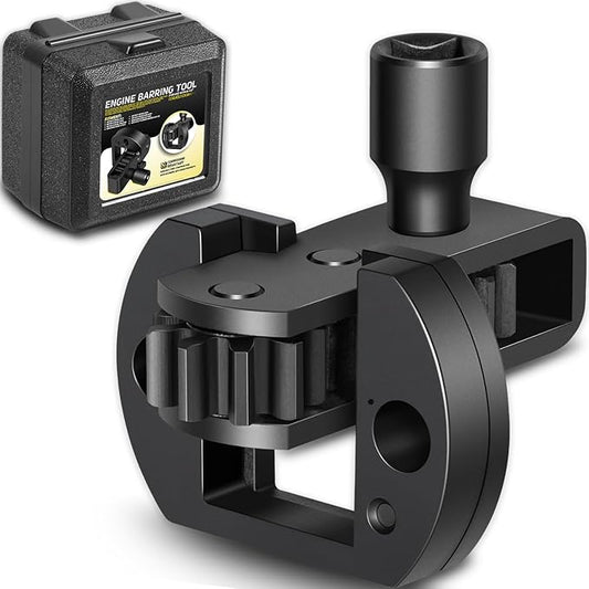 Camoo J-46392 Engine Barring Tool, Engine Turning Tool with Storage Box for Detroit Diesel DD13, DD15, DD16, MBE4000, MBE900 Alternative to J-46392 W904589046300 Flywheel Cranking Turning Tool