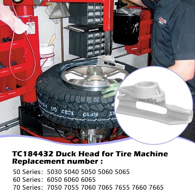 Tire Changer Low Profile Mount Head, TC184432 Demount Head Kit Fit for Coats, Tire Machine Changer Mount Head, 3Pack Tire Changer Duck Head For Low Profile Tires - Larger Channel For Difficult Wheels