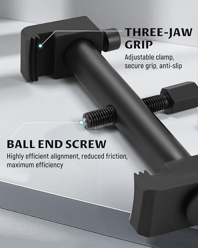 Lichamp Universal Crankshaft Pulley Puller Remover Tool Kit, Adjustable Ribbed Drive Belt Pulley Removal for A/C, Water Pumps, Power Steering Pumps, Alternators