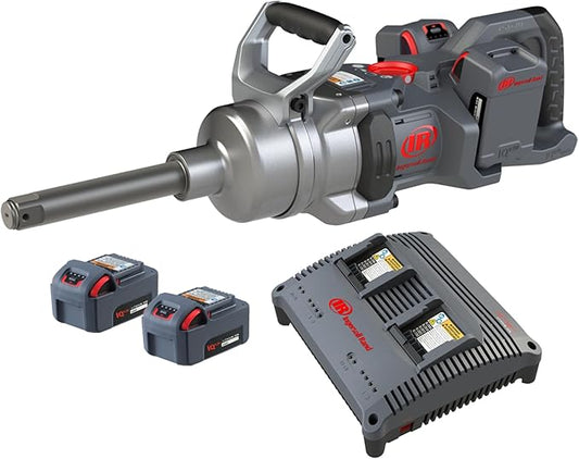 Ingersoll Rand W9691-K4E W9000 Series 20-Volt 1-Inch Cordless Impact Wrench Kit with Charger and 6-Inch Extended Anvil