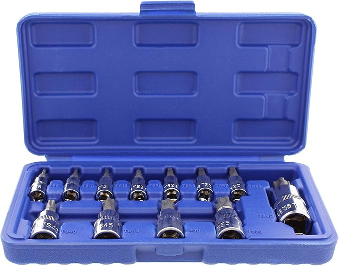 ABN Torx Plus Socket Set Star Bit Set, 12-Piece Torx Set
