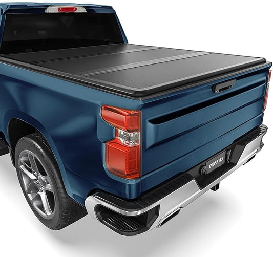 Perfit Liner Hard Tri-fold Truck Bed Tonneau Cover Compatible for 5.8 FT 2007-2026 Chevy Silverado GMC Sierra 1500 5.8 FT (69.6") Bed