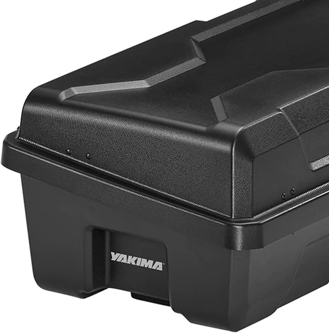 Yakima Hard Shell Cargo Box, Vehicle Rooftop Travel & Storage Gear Case, Carrier for Cartop or Truck Bed, 10 Cubic Feet, DeepSpace 10, Black