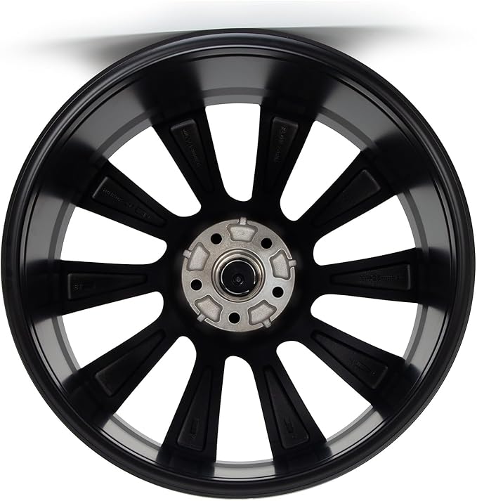 New 21'' x 9.5'' Aluminum Alloy Replacement for OE Wheel Rim Compatible with Model Y 2020 2021 2022 2023 - Direct Fit Black, 2 Sets