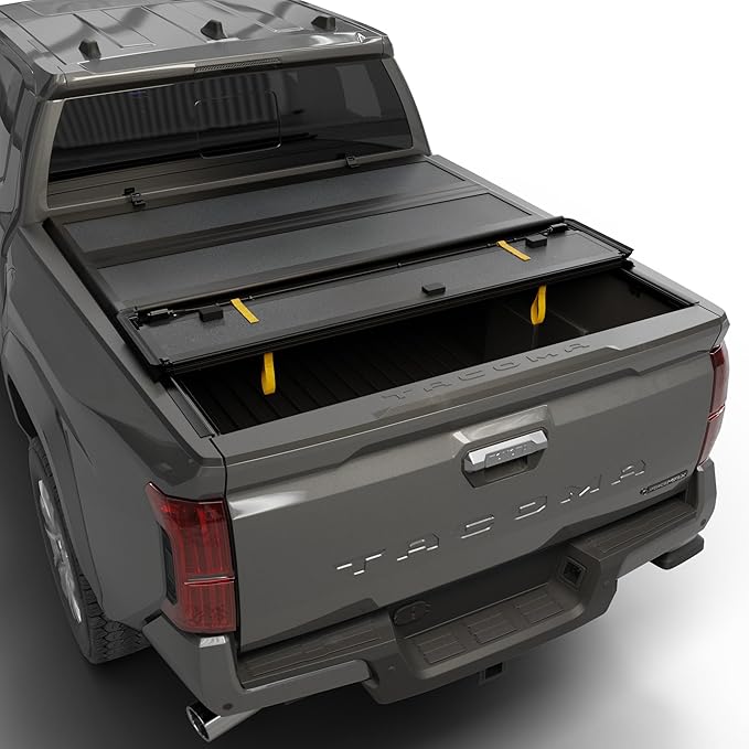 EZ Fold Hard Tonneau Cover Fits 2024-2026 Toyota Tacoma w/OE Track System 5'1" Bed (60.5")