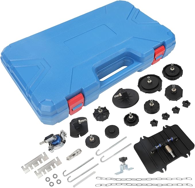 12Pcs Brake Bleeder Kit, Professional Brake Bleeder Adapter with Japanese Quick Connector Master Cylinder Adapter Kit, Brake Pressure Bleeder Kit Compatible with Most Vehicles