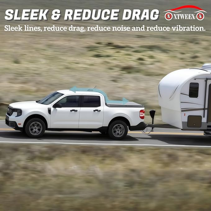 Soft Tri-Fold Truck Bed Tonneau Cover Compatible for 2004-2014 Ford F-150 and 2006-2014 Lincoln Mark LT 5.5FT (66") Bed