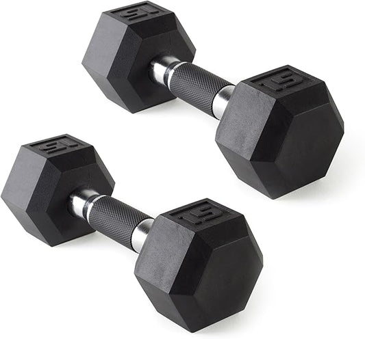 CAP Barbell Coated Dumbbell Weight | Multiple Options Pairs & Sets