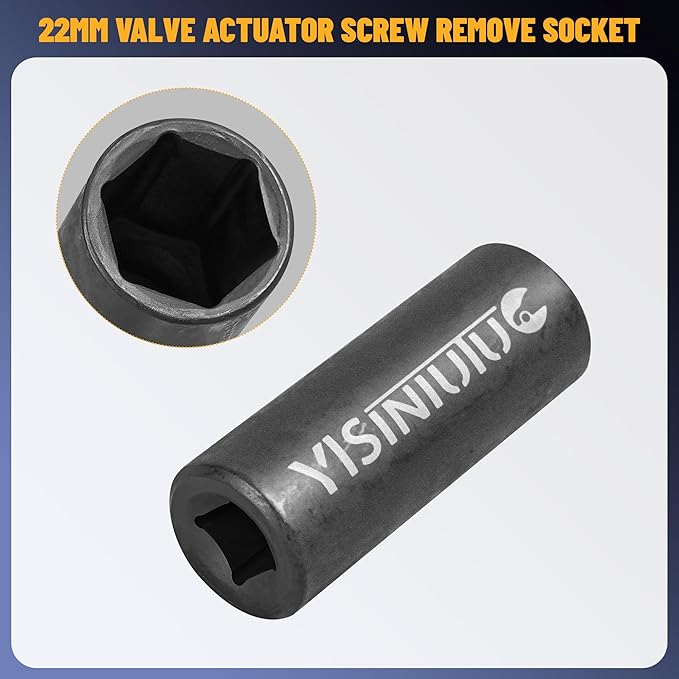 Camshaft Aligning Flywheel Locking Crankshaft Pulley Holding Tool Compatible with GM Onix/Tracker/Chevrolet 1.0 12V 3 cylinders 1.2 12V Ecotec Engine Replace CR490 with 22mm Socket