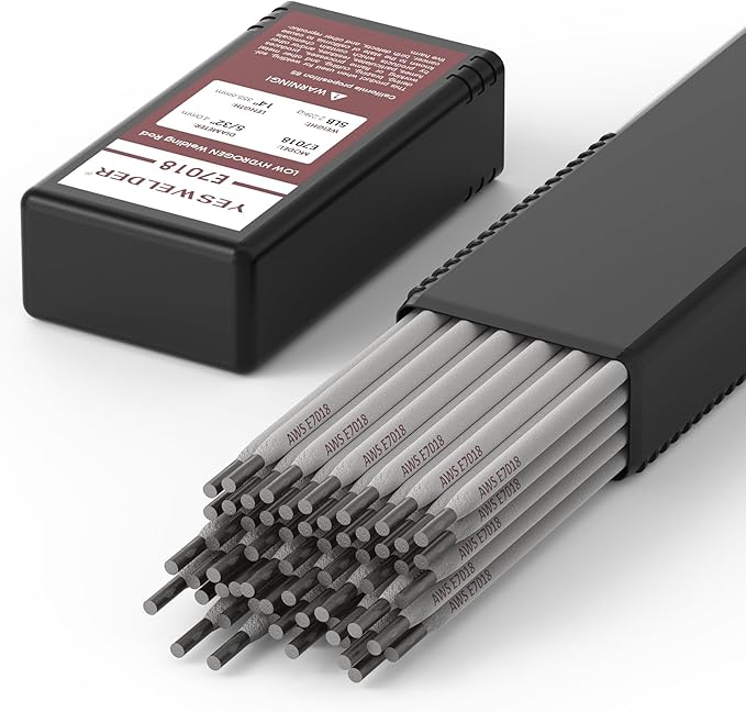 YESWELDER E7018 5/32'' 5LB Welding Rod Low Hydrogen Carbon Steel Stick Electrodes